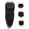 9A Straight Hair bundles With Closure Brazilian Virgin Human Hair With Closure 4x4 Lace Closure With Brazilian Hair Weave Bundles