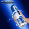 Automatisk rotera Male Masturbator Electric Penis Pump Vibrators For Man Realistic Pussy Deep Throat Oral Sucking Masturbator Cup S3749190