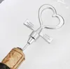 4 Style Bar Tools Wine Opener Stopper Love Set Gift Box Elegant Heart Shaped Bottle Openers Corkscrew Champagne Valentines Wedding Souvenir Gifts Box Party Favor