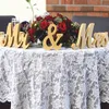 Milieuvriendelijke trouwtafel middelpunt decoratie gouden glitter Mr mevrouw houten brief bruiloft huwelijk foto foto cabine prop feest gunsten