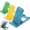 Supporto universale per cellulare da tavolo pieghevole Supporto da tavolo in plastica per il tuo telefono Supporto per tablet smartphone Supporto per telefono 800 pezzi/lotto