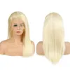 Brazylijska 613 Blondynka Pełna Koronkowa Peruki Proste Ludzkie Włosy Koronki Peruki Indian Peruvian Malaysain Włosy Peruki