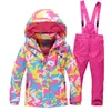 30 Children039s Outdoor Ski Suit Gilr Boy Snowboard Suit Warm Waterproof Winter Jacket Byxor Lämpliga för 414 år Old5817556