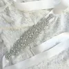 2019 Nouveau luxe Strass Cristaux Ceinture Accessoires De Robe De Mariée Ceinture 100% fait à la main meilleure vente Écharpes De Mariée Pour La Fête De Bal 10 Couleurs