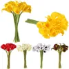 33 Couleurs PU Calla Lily Plantes Artificielles Bouquet Real Touch Party Décorations De Mariage Faux Fleurs Décor À La Maison 38 cm * 6 cm en gros