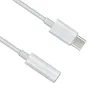 Type c White Black Male to 3.5MM Jake Female Audio Adapter cables Aux Converter Cable for samsung s8 lg g5 etc mobile phone