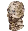 Groothandel-5 Kleur Tight Camo Balaclava Tactical Airsoft Jacht Outdoor Paintball Motorfiets Ski Fietsen Bescherming Volledig gezichtsmasker