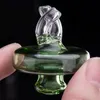 Smoking Colored Dual Directional Glass Carb Cap for 2mm 3mm Thick Quartz Banger Nail and Thermal Banger Dab Oil Rigs 767