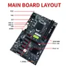 Freeshipping B250 BTC 6PCI-E Desktop Computer Motherboard Professional Mainboard VGA+DVI input USB 3.0/2.0 1151 DDR4 32G 7x PCIe Slots