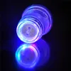 Ny modefärgad LED Shisha Luminous Cup Bong 20cm Hookahs Bubbler Water Pipe Rökning Bongs Tillbehör Gratis frakt