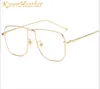 New anti blue light glasses, Korean version, metal frame, retro spectacle frame, personality, men's and women's flat mirror.