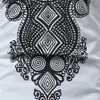 Riche Bazin Roupas Africanas Nova África Dashiki Estilo Nacional de Vento Nacional Impressão V-pescoço de Manga Longa T-shirt Masculino Plus Size