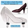 Hoge hak schoenen polycarbonaat pc chocolade snoep schimmel bundel 3D-molding instructies fondant cakevorm bruiloft