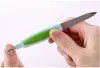 Nail Art Tool Nail File Exfoliating Scrub Fork Roestvrijstalen Double Head Multifunctionele Polijsten Beginner Manicure Beauty Tools
