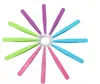도매 24pcs 다채로운 스테인레스 스틸 경사 팁 뷰티 눈썹 핀셋 제모 도구