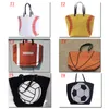 2018 Bambini bianco baseball Imballaggio di gioielli Vuoti tela Borse sportive Borsa da baseball Softball Tote Bag per bambini Tote Handbag FEE DHL