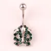 Yyjff D0493 Frog Belly Stude Stud Dk. Green Lt. Green