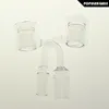 SAML 25mm Double parois Quartz thermique Banger accessoires pour fumer clou mâle Joint taille 14mm et 18mm 90 degrés PG51498398170