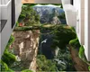 ceiling murals wallpaper Forest Valley Mountain peak stereo bathroom kitchen 3D floor stickers wallpaper bathroom