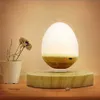 Multi-functional Egg Shape USB Charging LED Night Light Innovative Magnetic Levitation Wireless Bluetooth Speaker