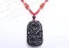 100% NATUREL OBSIDIENNE CRISTAL PENDENTIF SCULPTURE Pendentif Dragon