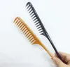 1 PC 2 färger Professionell tipsvanskam för salong barberare sektion hårborste frisörverktyg diy hår bredt tänder combs8203630