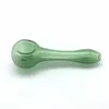 4 Inches Glass Spoon Water Pipes 5 Colors Heady Glass Pipes Hand Spoon Glass Bubbler Pipes Smoking Bowls Pipe For Tobacco Dry Herb