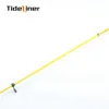 Tideliner marca UL fiação vara de pesca 1.8 m 1-6g isca de fibra de carbono ultraleve mini telescópica fiação varas de pesca 2-6LB