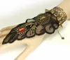 Hot Nieuwe Halloween Vintage Armband Spider Web Zwart Kant Mitten Ring Skeleton Hoofd Ghost Claw Accessoires Mode Classic Exquisite Elegance