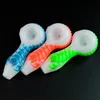 Wholesale Scorpion Spoon Pipe Glow In The Dark Heady Glass Smoking Pipes Oil Burner Hand Pipe Smoking Accessories DHL Free Shiping GID10