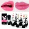 Flor de cristal Jelly Batom Teperature Mudando Cor Batom Batom Transparente Lip Pigment Tint Lábios Maquiagem Maquiagem Bálsamo