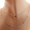 100% 925 Sterling Silver Jewelry Chandelier Droplets Necklace Free Shipping