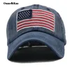 American Flag Baseball Cap Truck Caps pappa hatt snapback hip hop cap hattar män kvinnor rabatt hela274g