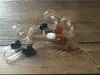 Topkwaliteit gebogen glazen leidingen slang zoals glazen waterpijpen olie branders bubbler pipe glazen rokende waterleidingen