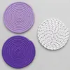 3 Stuks / Set Cool Tool Oppervlaktebeschermers Dagelijkheden Warmte-isolatiemat Pot Pad Cup Mats Round Coaster Heat Isolation Plate