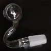 Adaptador de vidro macho de 14 mm de 14 mm de peito de óleo de queimador de óleo Bongo Bong Banger Acessórios para fumantes Acessórios Dab Rig Bubbler Fit para fumar PI7503089