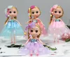 Princess Wedding Doll Backpack Keychain Keyring Pendants Charm Toy throw favors Children Kids Gifts baby dolls 18cm