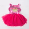 Casual Baby Girl Princess 1-3 anni compleanno tutu Dress For Girls Abbigliamento Abiti Estate Toddler Kids abiti per ragazze vestiti