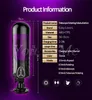 Новые автоматические высокоскоростные телескопические вращающиеся голосовые секс -машины влагалище киска вибраторные секс -игрушки для мужчин Электрические мужские мастубаторы Y2605186