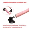 Sex Machine Big Dildo Fixed Bracket Toys Connecteur Femelle Connecteur masculin avec aspiration Automatique Sex Machine Gun Accessorie9923765