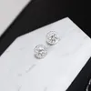 Koreanska studörhängen super flash 3a zirkon diamant krona utsökta örhängen kvinnliga temperament sexiga smycken damer hög kvalitet hypoallergena örhängen