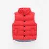 Barn Vinter Waistcoat Boy Ytterkläder Coats för Girls Vest Spädbarn Baby Vest Ärmlös Kids Vest Windbreaker Jacka 2 8 år