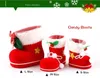 Christmas ornaments candy boots Christmas Decoration Christmas Wedding Candy Bags Lovely Gifts Xmas boots for children Stocking boots CC03