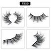 5 par / zestaw 3D Mink rzęsy Mink rzęsy Makijaż oczu Naturalne grube rzęsy Makijaż Extension Eyelash Fake Eyelashes 5 Style