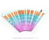 20Pcs Diamond Makeup Brushes Set Fan Powder Foundation Blush Eye shadow Lip Cosmetic Beautiful Make Up Brush Tools