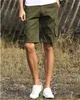 Hombres Cargo Shorts 2018 Marca Ejército Verde Pantalones cortos tácticos Hombres Coon Overoles sueltos Pantalones cortos casuales Tallas grandes Khaki7302995