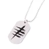 Droidhaunt Game Dead by Daylight Necklace Rostfritt stål Runda pärlkedja Pendant Dog Chain Halsband Män smycken Fans GIFT9856380