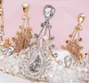 Retro handmade crystal queen queen crown wedding bridle headwear