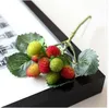 free shipping 9 fruit decoration flower artificial fruit paddle strawberry photo props Artificial plant decoration basket vase