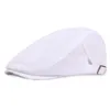 Unisex Solid Color Set Cap Polyester Newsboy Caps Hats Портативные повседневные мужчины женщины Berets Flat rial